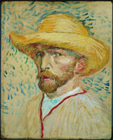 Self-portrait with Straw Hat